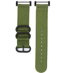 Cinturino in nylon con fibbia in acciaio a tre anelli, For Suunto CORE, For Suunto 7