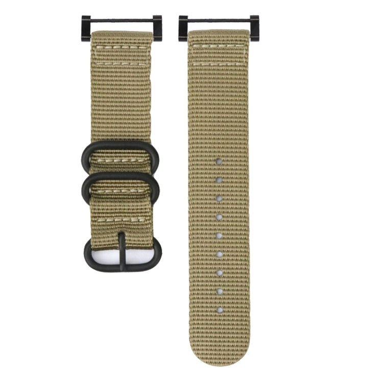 Cinturino in nylon con fibbia in acciaio a tre anelli, For Suunto CORE, For Suunto 7