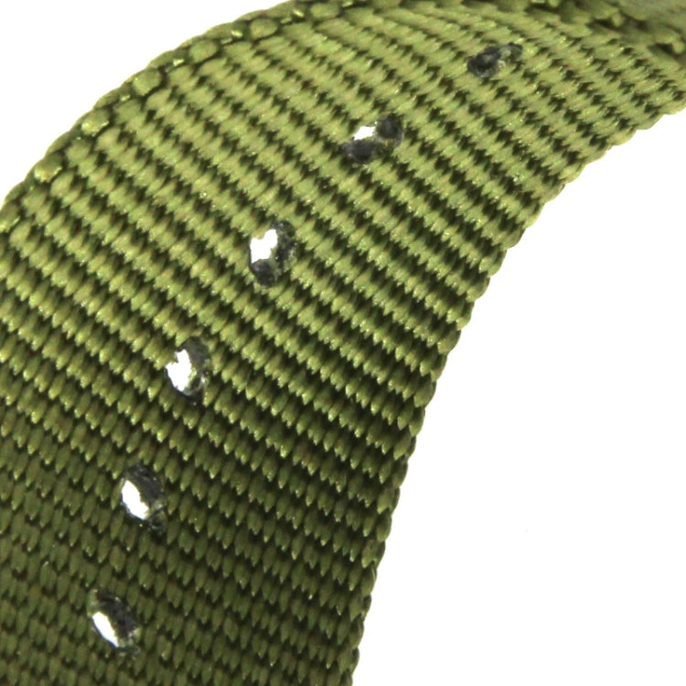 Cinturino in nylon con fibbia in acciaio a tre anelli, For Suunto CORE, For Suunto 7