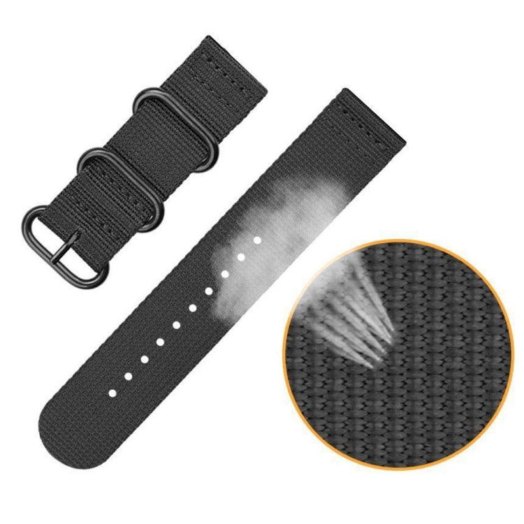 Cinturino in nylon con fibbia in acciaio a tre anelli, For Suunto CORE, For Suunto 7