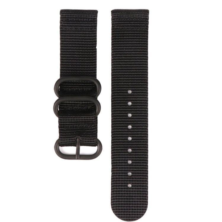 Cinturino in nylon con fibbia in acciaio a tre anelli, For Suunto CORE, For Suunto 7
