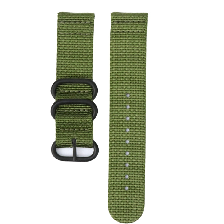 Cinturino in nylon con fibbia in acciaio a tre anelli, For Suunto CORE, For Suunto 7
