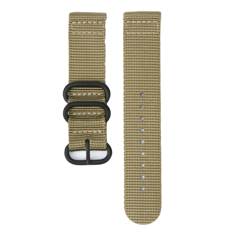 Cinturino in nylon con fibbia in acciaio a tre anelli, For Suunto CORE, For Suunto 7