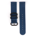Cinturino in nylon con fibbia in acciaio a tre anelli, For Suunto CORE, For Suunto 7