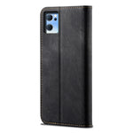 Custodia per telefono in pelle stile casual con trama denim, For OPPO Reno7 5G, For OPPO Reno7 Pro 5G, For OPPO Reno7 SE 5G, For vivo S10e / V23e, For Huawei nova 8i / Honor 50 Lite, For Samsung Galaxy A73 5G