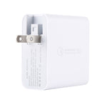 Caricatore da viaggio USB-C 18W con QC3.0 e doppia USB