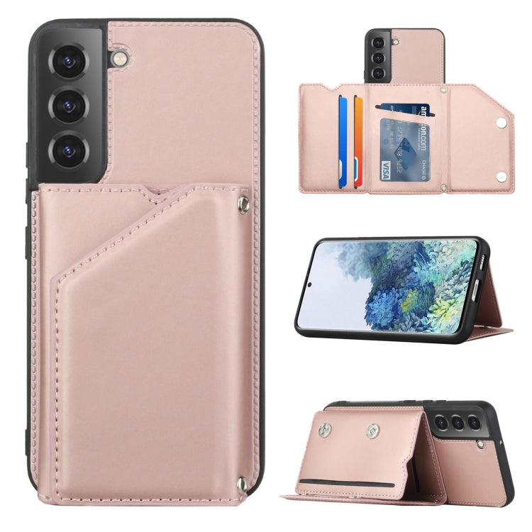 Custodia per telefono Skin Feel PU + TPU + PC con slot per schede, For vivo S10e / V23e, For Xiaomi Redmi Note 11 Pro, For Samsung Galaxy S22 5G, For Samsung Galaxy S22+ 5G, For Samsung Galaxy S22 Ultra 5G