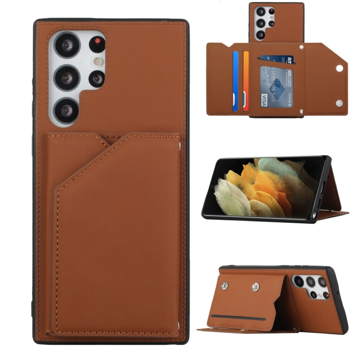 Custodia per telefono Skin Feel PU + TPU + PC con slot per schede, For vivo S10e / V23e, For Xiaomi Redmi Note 11 Pro, For Samsung Galaxy S22 5G, For Samsung Galaxy S22+ 5G, For Samsung Galaxy S22 Ultra 5G