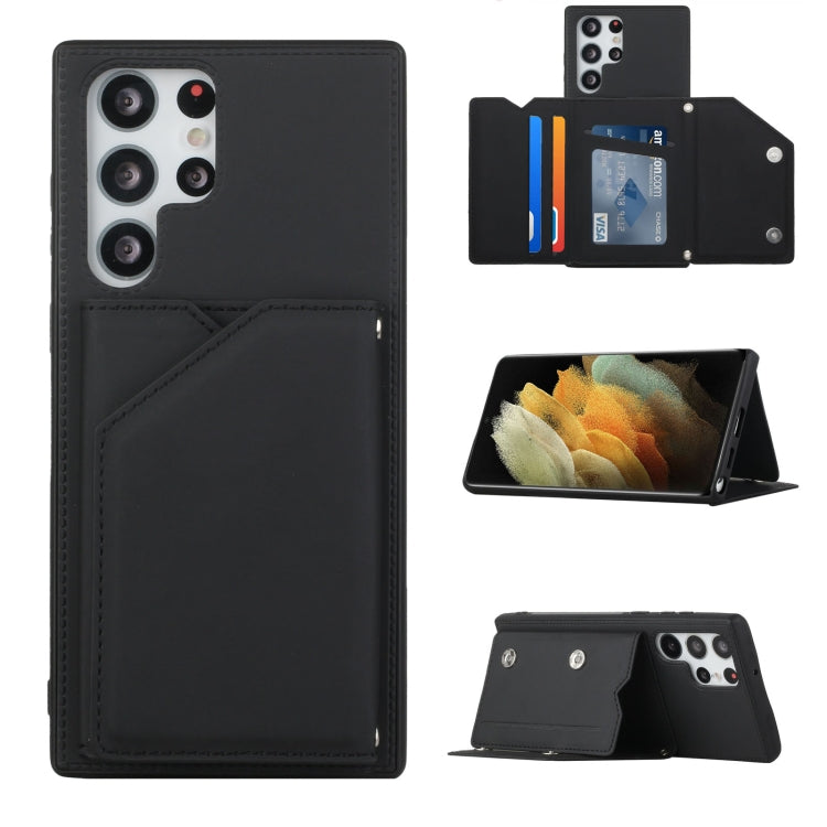 Custodia per telefono Skin Feel PU + TPU + PC con slot per schede, For vivo S10e / V23e, For Xiaomi Redmi Note 11 Pro, For Samsung Galaxy S22 5G, For Samsung Galaxy S22+ 5G, For Samsung Galaxy S22 Ultra 5G