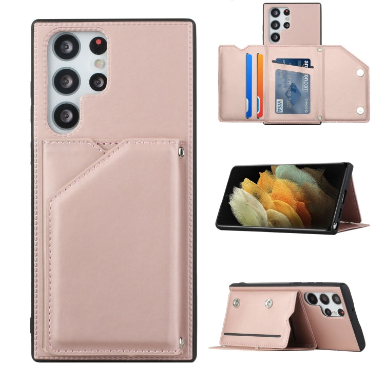 Custodia per telefono Skin Feel PU + TPU + PC con slot per schede, For vivo S10e / V23e, For Xiaomi Redmi Note 11 Pro, For Samsung Galaxy S22 5G, For Samsung Galaxy S22+ 5G, For Samsung Galaxy S22 Ultra 5G