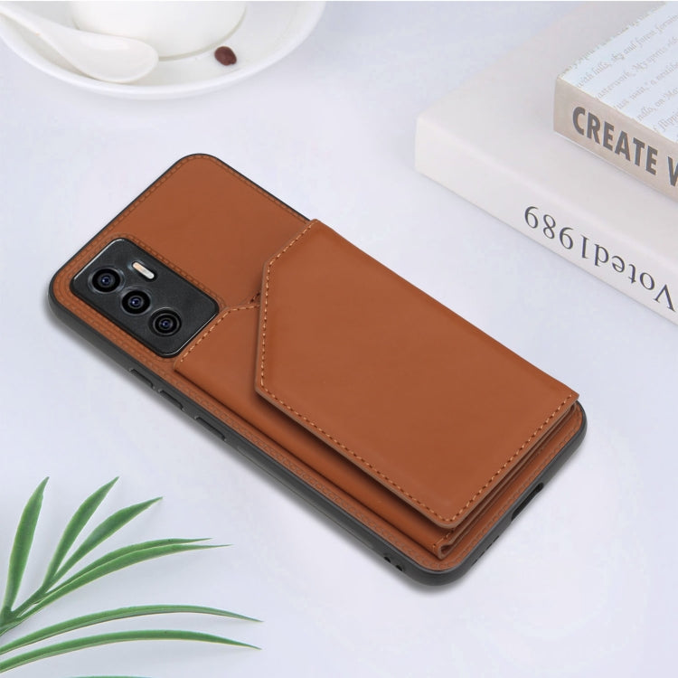 Custodia per telefono Skin Feel PU + TPU + PC con slot per schede, For vivo S10e / V23e, For Xiaomi Redmi Note 11 Pro, For Samsung Galaxy S22 5G, For Samsung Galaxy S22+ 5G, For Samsung Galaxy S22 Ultra 5G