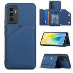 Custodia per telefono Skin Feel PU + TPU + PC con slot per schede, For vivo S10e / V23e, For Xiaomi Redmi Note 11 Pro, For Samsung Galaxy S22 5G, For Samsung Galaxy S22+ 5G, For Samsung Galaxy S22 Ultra 5G