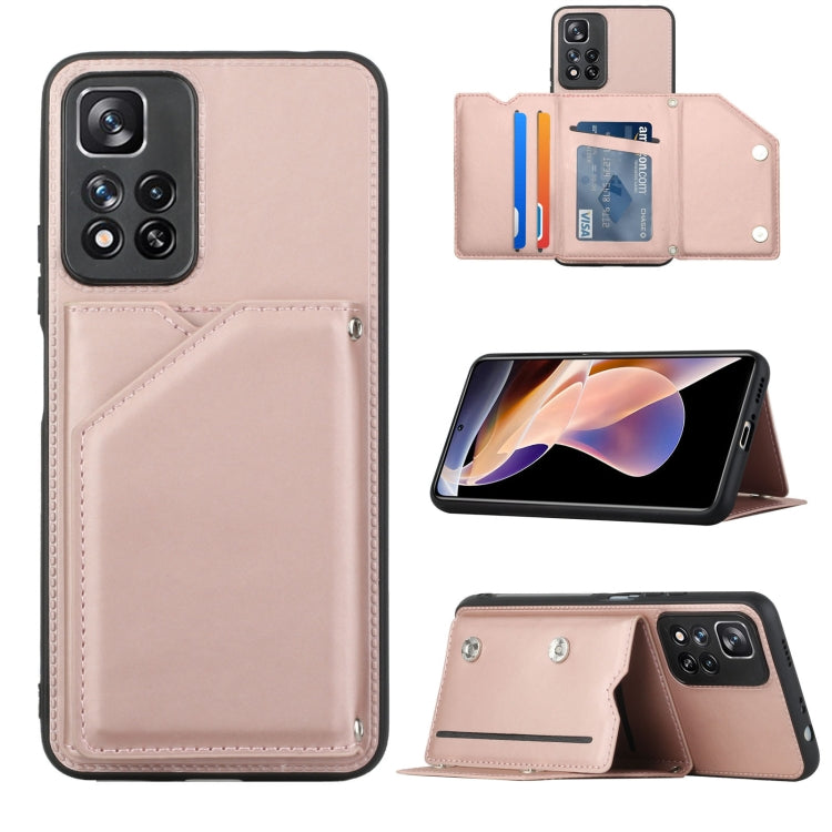 Custodia per telefono Skin Feel PU + TPU + PC con slot per schede, For vivo S10e / V23e, For Xiaomi Redmi Note 11 Pro, For Samsung Galaxy S22 5G, For Samsung Galaxy S22+ 5G, For Samsung Galaxy S22 Ultra 5G