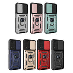 Cover per fotocamera scorrevole Custodia per telefono in TPU + PC, For OPPO Realme 8i, For OPPO Realme C21Y, For vivo Y21s, For Samsung Galaxy A03 5G 164mm, For Samsung Galaxy A13 4G
