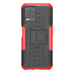 Gomma Texture TPU + Custodia per telefono PC con supporto, For OPPO Realme 8i, For Xiaomi Redmi Note 11 Pro (China), For Motorola Moto E40, For Samsung Galaxy A03 Global, For Samsung Galaxy A53 5G