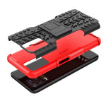 Gomma Texture TPU + Custodia per telefono PC con supporto, For OPPO Realme 8i, For Xiaomi Redmi Note 11 Pro (China), For Motorola Moto E40, For Samsung Galaxy A03 Global, For Samsung Galaxy A53 5G