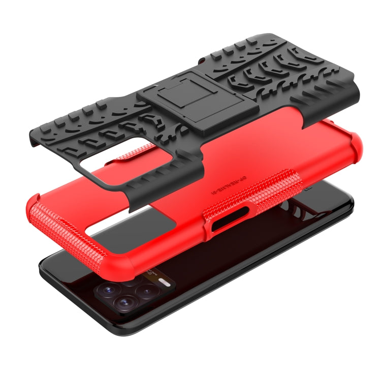 Gomma Texture TPU + Custodia per telefono PC con supporto, For OPPO Realme 8i, For Xiaomi Redmi Note 11 Pro (China), For Motorola Moto E40, For Samsung Galaxy A03 Global, For Samsung Galaxy A53 5G