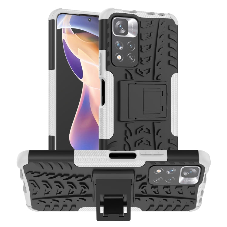 Gomma Texture TPU + Custodia per telefono PC con supporto, For OPPO Realme 8i, For Xiaomi Redmi Note 11 Pro (China), For Motorola Moto E40, For Samsung Galaxy A03 Global, For Samsung Galaxy A53 5G