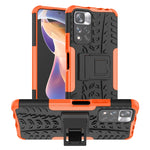 Gomma Texture TPU + Custodia per telefono PC con supporto, For OPPO Realme 8i, For Xiaomi Redmi Note 11 Pro (China), For Motorola Moto E40, For Samsung Galaxy A03 Global, For Samsung Galaxy A53 5G