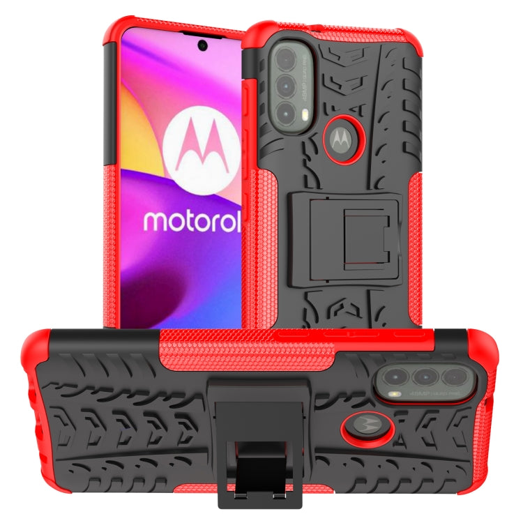 Gomma Texture TPU + Custodia per telefono PC con supporto, For OPPO Realme 8i, For Xiaomi Redmi Note 11 Pro (China), For Motorola Moto E40, For Samsung Galaxy A03 Global, For Samsung Galaxy A53 5G