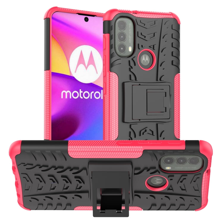 Gomma Texture TPU + Custodia per telefono PC con supporto, For OPPO Realme 8i, For Xiaomi Redmi Note 11 Pro (China), For Motorola Moto E40, For Samsung Galaxy A03 Global, For Samsung Galaxy A53 5G