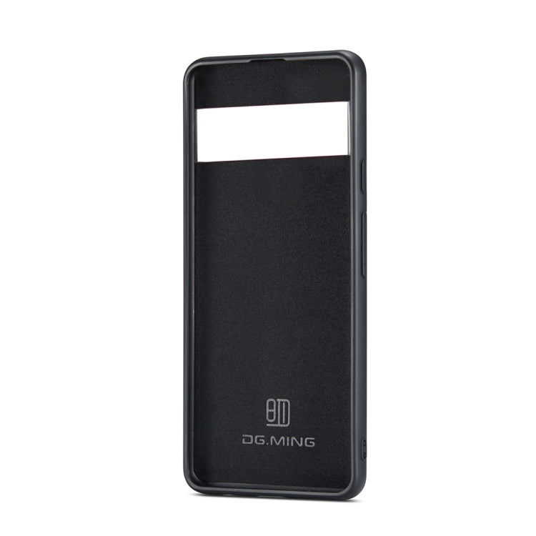 DG.MING M1 Series 3-Fold Multi Card Wallet + Cover posteriore magnetica, For Google Pixel 5a 5G, For Google Pixel 6 Pro, For OnePlus 9RT 5G