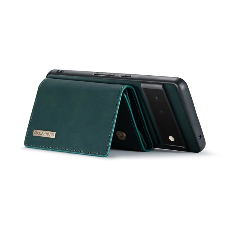 DG.MING M1 Series 3-Fold Multi Card Wallet + Cover posteriore magnetica, For Google Pixel 5a 5G, For Google Pixel 6 Pro, For OnePlus 9RT 5G