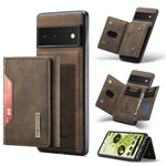 DG.MING M2 Series 3-Fold Multi Card Bag + Cover posteriore magnetica, For Google Pixel 5a 5G, For Google Pixel 6 Pro, For OnePlus 9RT 5G