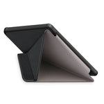 Custodia per tablet in pelle multi-pieghevole con trama in tessuto, For KOBO Libra2 2021, For KOBO Sage 2021