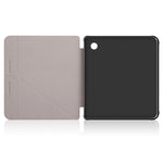 Custodia per tablet in pelle multi-pieghevole con trama in tessuto, For KOBO Libra2 2021, For KOBO Sage 2021