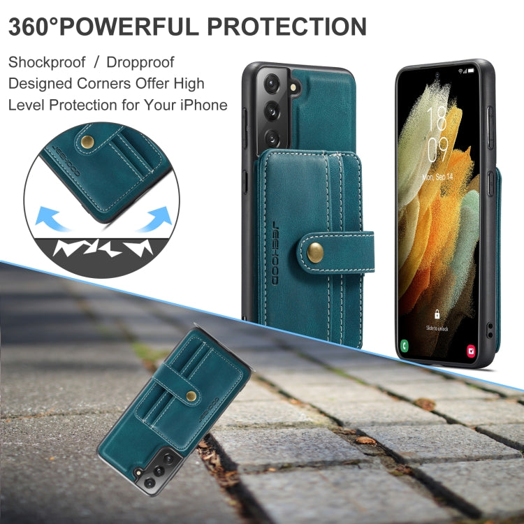 Custodia per telefono JEEHOOD RFID con blocco antifurto magnetico in PU + TPU, For Samsung Galaxy S22 5G, For Samsung Galaxy S22+ 5G