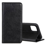 Custodia portafoglio in pelle effetto Crazy Horse per Samsung