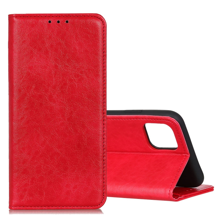 Custodia portafoglio in pelle effetto Crazy Horse per Samsung