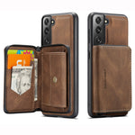 JEEHOOD Custodia in pelle per telefono a conchiglia orizzontale con cerniera magnetica, For Samsung Galaxy S22 5G, For OnePlus Nord N200 5G, For Samsung Galaxy S22+ 5G