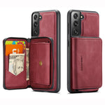 JEEHOOD Custodia in pelle per telefono a conchiglia orizzontale con cerniera magnetica, For Samsung Galaxy S22 5G, For OnePlus Nord N200 5G, For Samsung Galaxy S22+ 5G