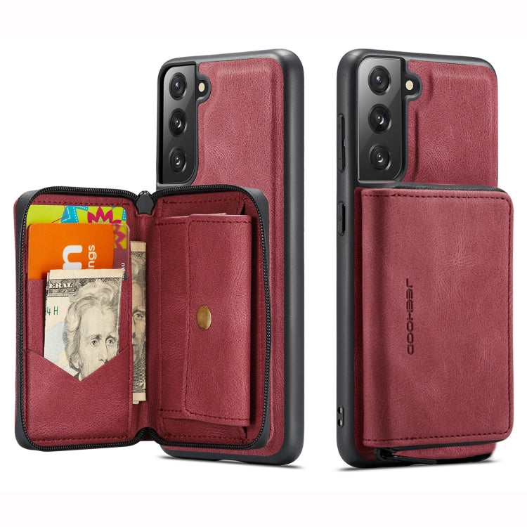 JEEHOOD Custodia in pelle per telefono a conchiglia orizzontale con cerniera magnetica, For Samsung Galaxy S22 5G, For OnePlus Nord N200 5G, For Samsung Galaxy S22+ 5G