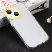 Custodia per telefono in TPU trasparente con montatura per lenti Macaron, For iPhone 13, For iPhone 13 mini, For iPhone 13 Pro, For iPhone 13 Pro Max