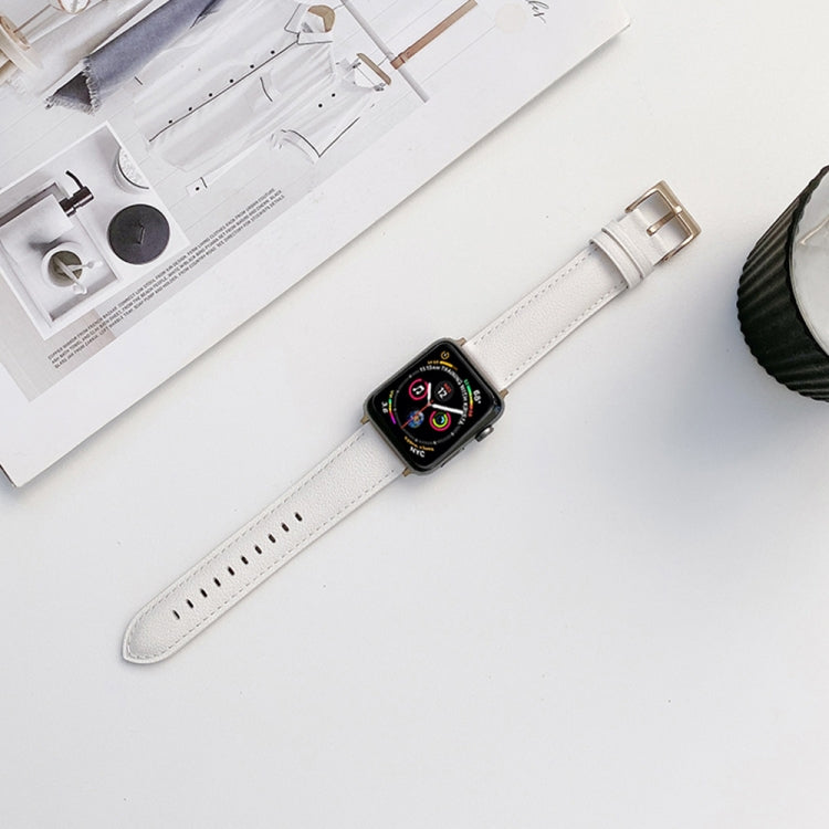Cinturino in vera pelle per Apple Watch Series 7 e precedenti
