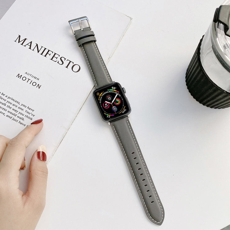 Cinturino in vera pelle per Apple Watch Series 7 e precedenti
