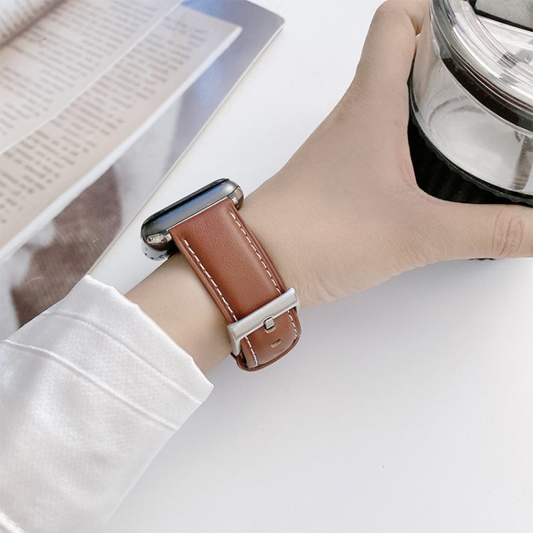 Cinturino in vera pelle per Apple Watch Series 7 e precedenti