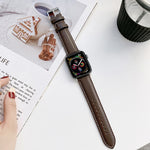 Cinturino in vera pelle per Apple Watch Series 7 e precedenti