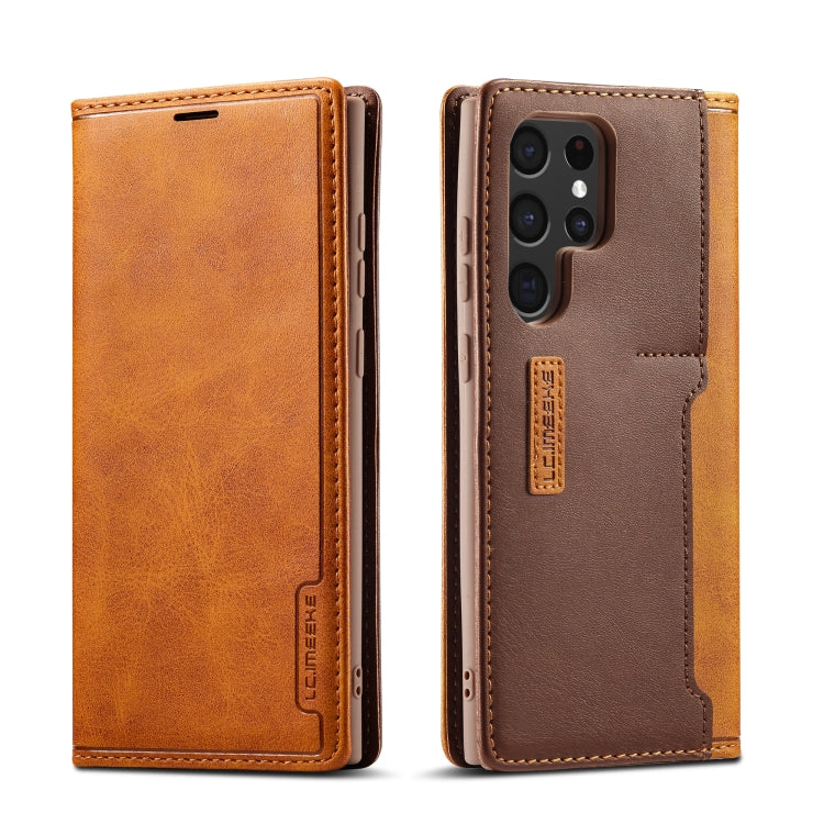 LC.IMEEKE LC-001 Series PU + Custodia per telefono in pelle smerigliata abbinata a TPU, For Samsung Galaxy S22 5G, For Samsung Galaxy S22+ 5G, For Samsung Galaxy S22 Ultra 5G