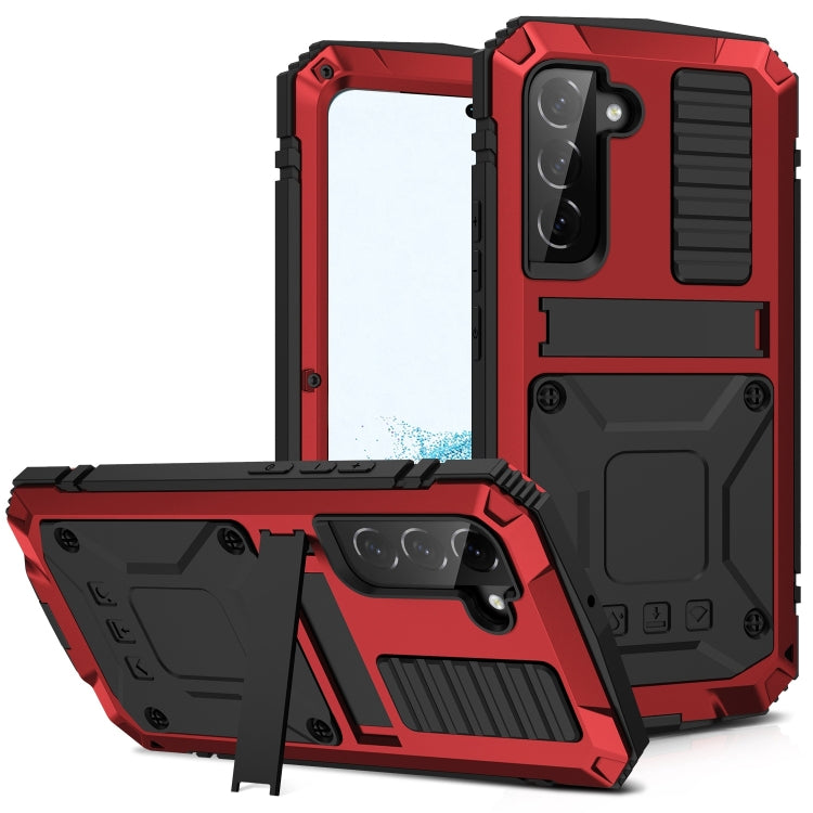 Custodia silicone con supporto per Samsung Galaxy S22 Ultra 5G
