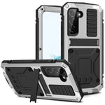 Custodia silicone con supporto per Samsung Galaxy S22 Ultra 5G