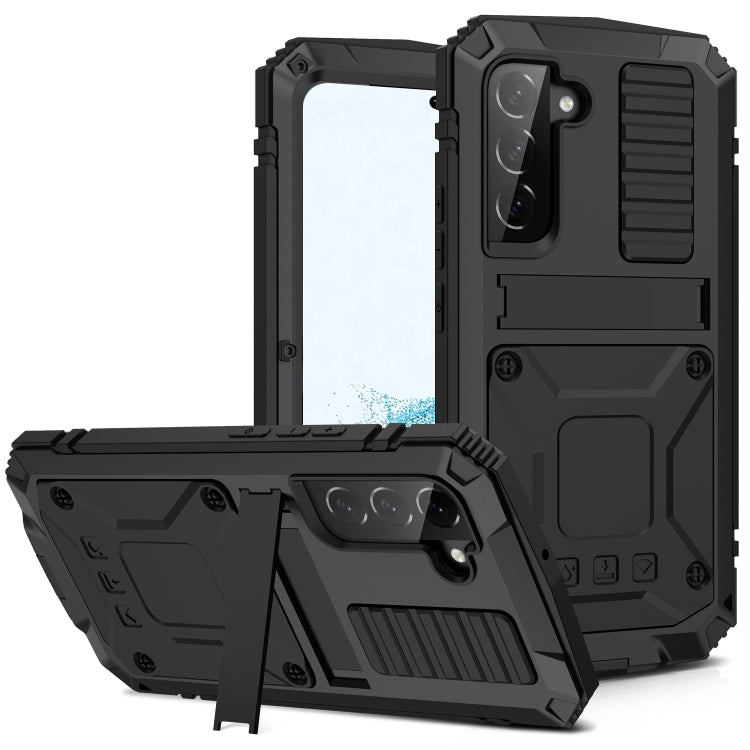 Custodia silicone con supporto per Samsung Galaxy S22 Ultra 5G