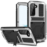 Custodia silicone con supporto per Samsung Galaxy S22 Ultra 5G