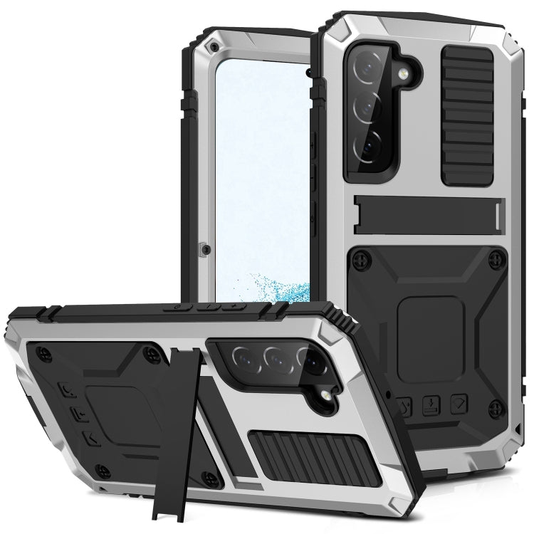 Custodia silicone con supporto per Samsung Galaxy S22 Ultra 5G