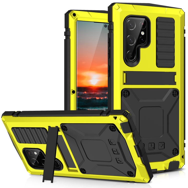 Custodia silicone con supporto per Samsung Galaxy S22 Ultra 5G