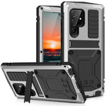 Custodia silicone con supporto per Samsung Galaxy S22 Ultra 5G