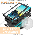 Custodia per telefono con supporto scorrevole in metallo + silicone per fotocamera R-JUST, For Samsung Galaxy S22 5G, For Samsung Galaxy S22+ 5G, For Samsung Galaxy S22 Ultra 5G